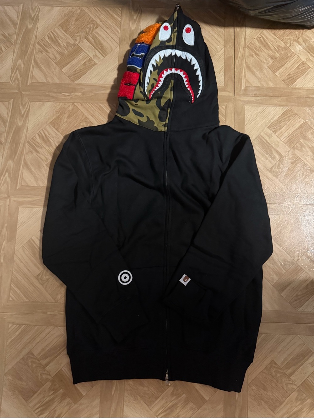 BAPE zip up hoodie